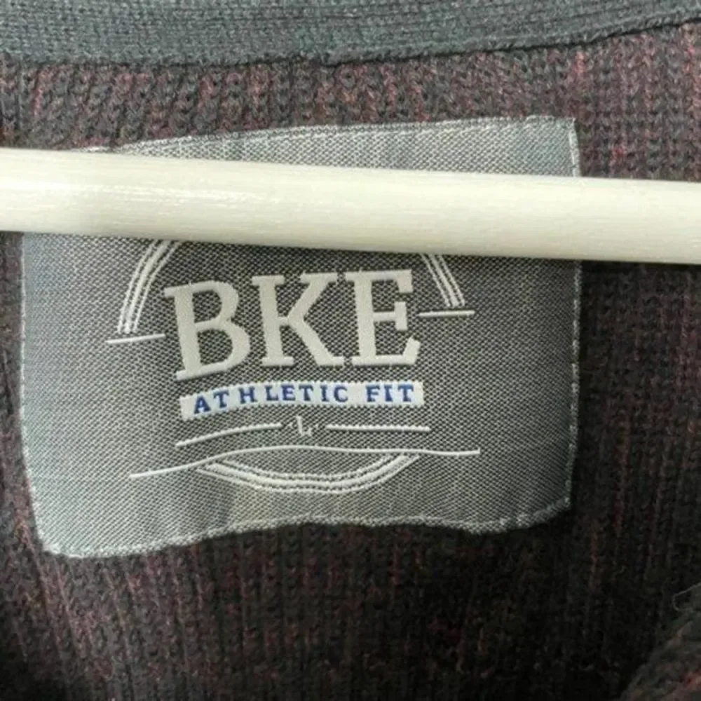 BKE Mens Athletic Fit 1/4 Zip Sweater - Picture 2 of 3